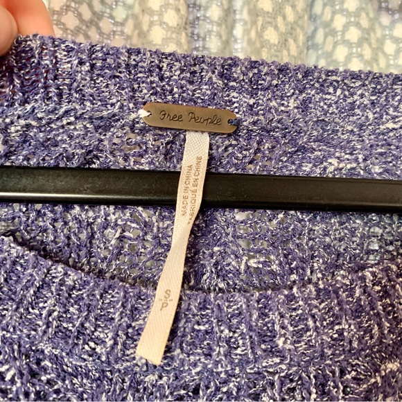 Blue Free People Knit Sweater - Picture 5 of 5